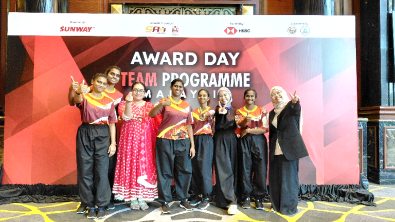 SSDI Silambam Team Performs at SAY Team Award Day 2025 at Sri Saradha Devi Illam Malaysia